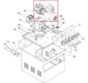 Двигатель для вакуумного насоса V0040C, 380 В 50 Гц, 1,1 кВт