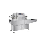 Автоматический конвейерный запайщик лотков с функцией вакуумизации и газации HVT-450A/4 V2 (210*148 нерж., скин, дв. ст. 100м3/ч)